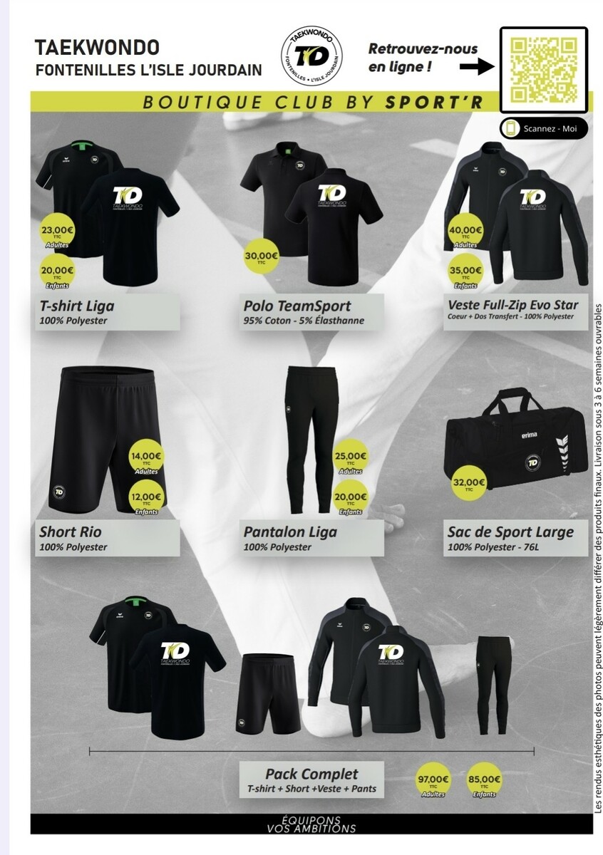 🎉 La Boutique du Club est en ligne ! 🥋