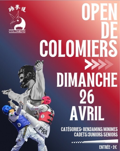 🥋 OPEN DE COLOMIERS 2026 – INSCRIPTIONS CLUB OUVERTES ! 🥋