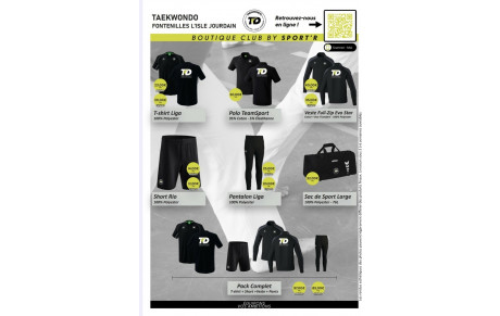 🎉 La Boutique du Club est en ligne ! 🥋