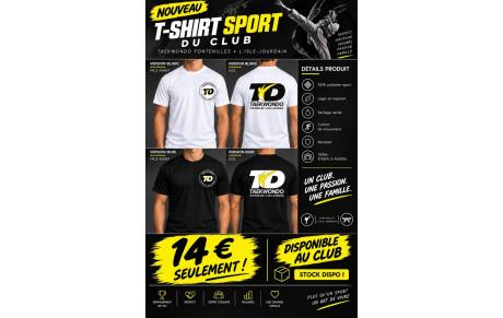 C'est nouveau dans la boutique du club ! 🥋🔥