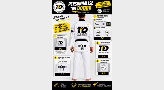 dobok d'entrainement
