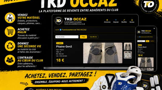 🛍️ NOUVEAU – TKD OCCAZ 🥋